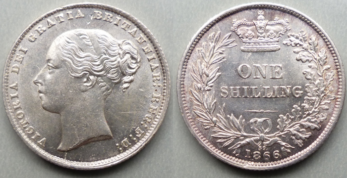 1866 shilling